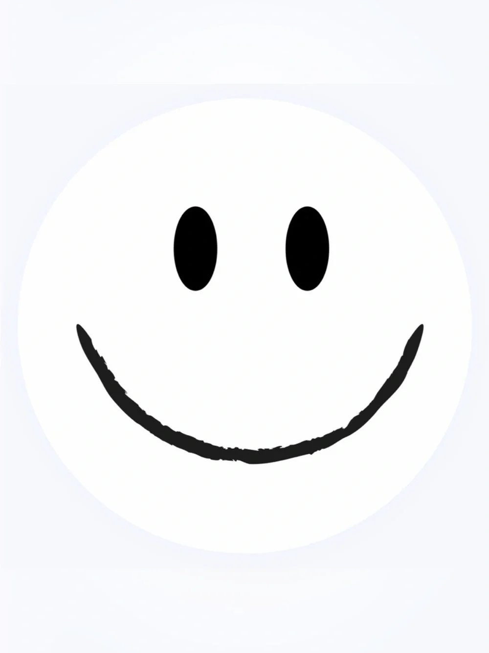 50 STICKERS - 2” ROUND - SMILE‎